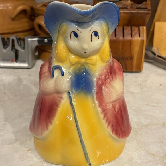 Art Deco 1940s Shawnee Pottery Little Bo Peep Creamer Pitcher - Picture 1 of 5